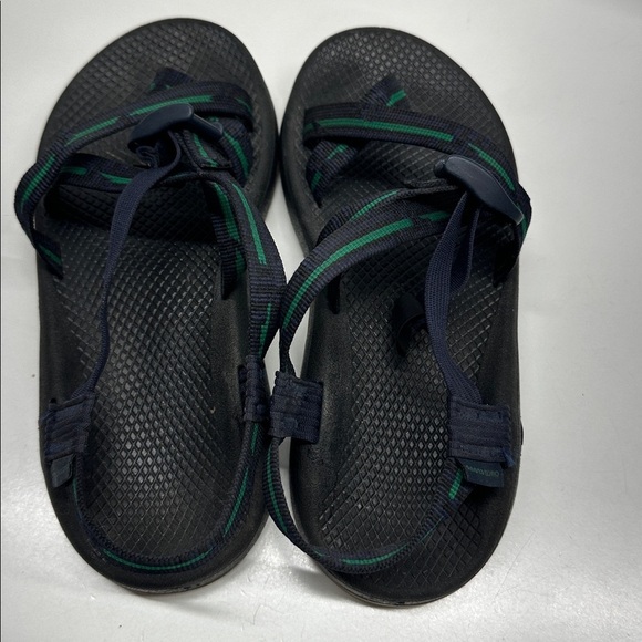 Chaco Z Cloud 2 Sandals Shoes Strappy Open Toe Shoe Navy Blue Green Men\'s Size 8 main image 5